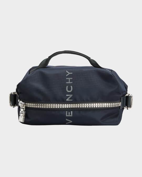 Givenchy Men's G-Zip Bumbag 4G Nylon Belt Bag | Neiman Marcus