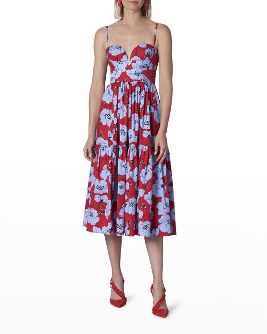 tiered bustier midi dress isabellalatuso on LTK