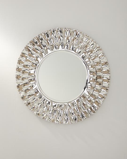 Neiman Marcus Ruffle Wall Mirror | Neiman Marcus