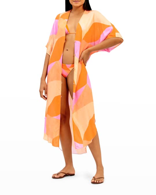 Vix Braid Long Caftan Coverup Neiman Marcus
