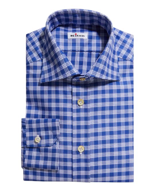 Men s Check Dress Shirt