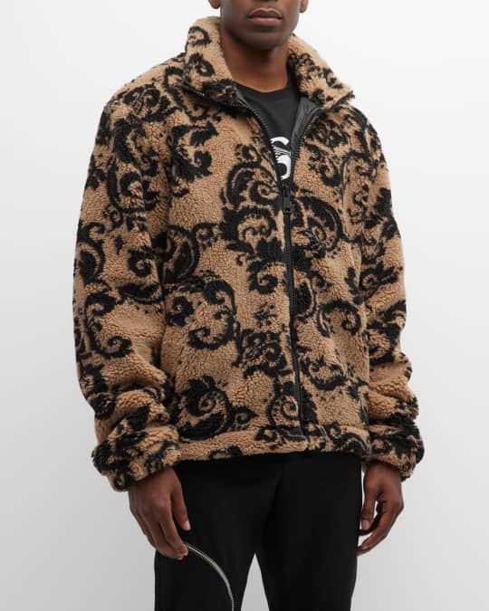 Versace deals fleece jacket