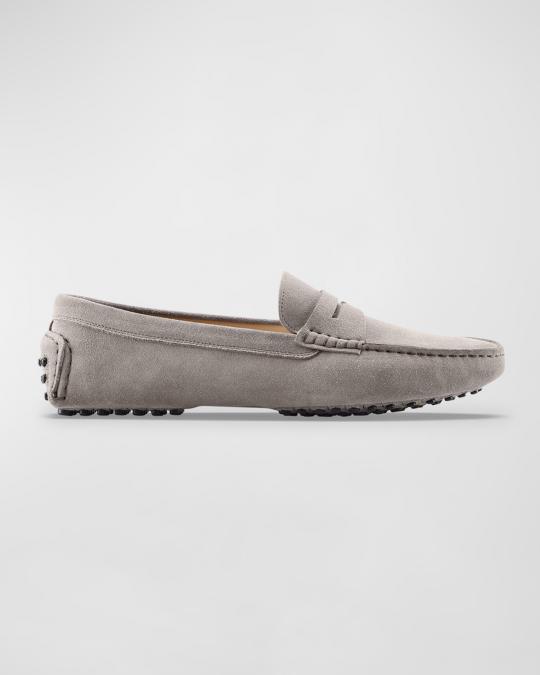 Koio Maranello Brown Suede Driving Moccasin Loafer Mens US 9 NWT Made Italy Bag Koio Maranello in Brown Suede Shoes loafers Mens Size 10 M  main image 4