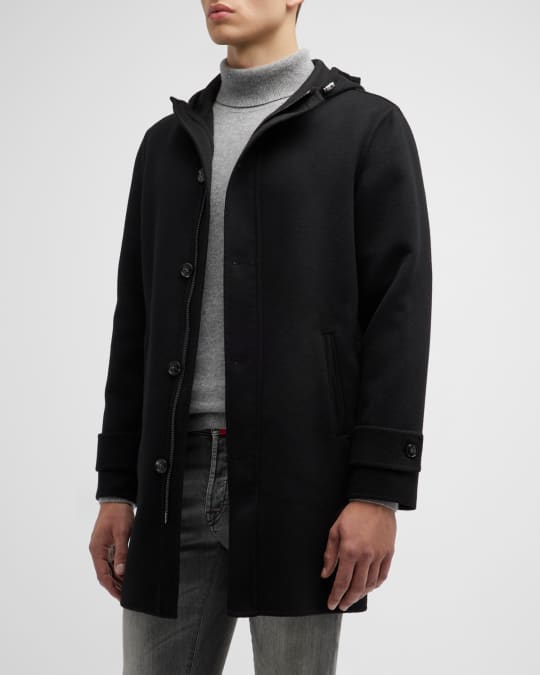 Kian Hooded Cashmere Coat
