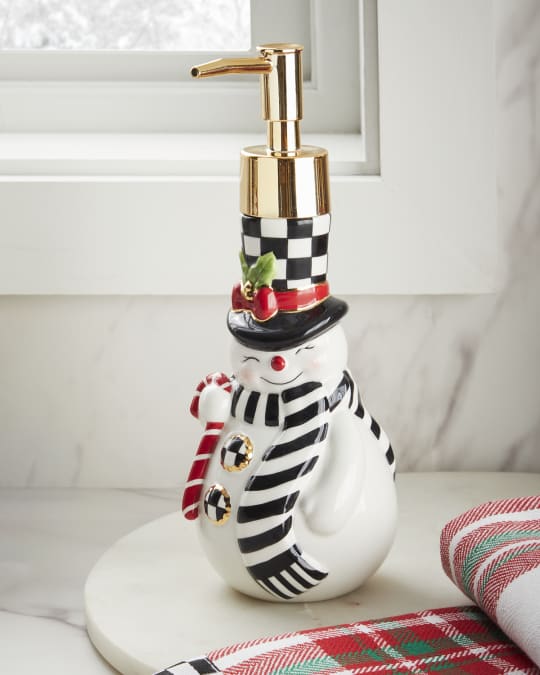 Snowman soap dispenser 2025