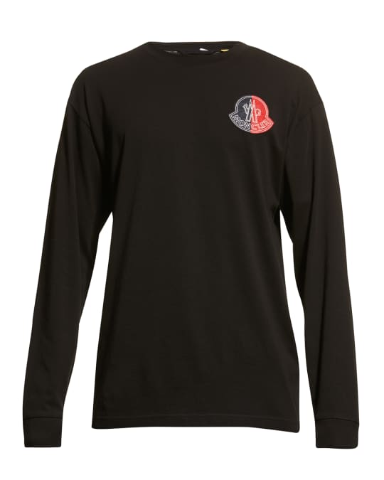 Moncler Genius 2 Moncler 1952 Logo Patch Long Sleeve Tee | Neiman