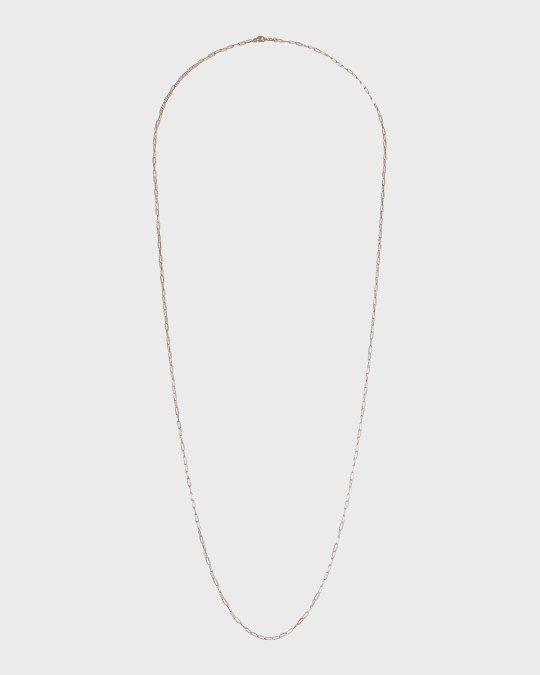 Melange 14K Gold Paper Clip Chain Necklace