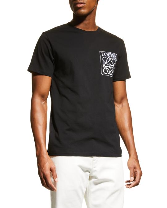 LOEWE Men's Anagram Fake Pocket T-Shirt | Neiman Marcus