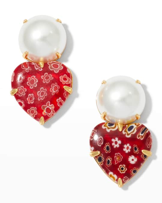 Lele sadoughi store heart earrings
