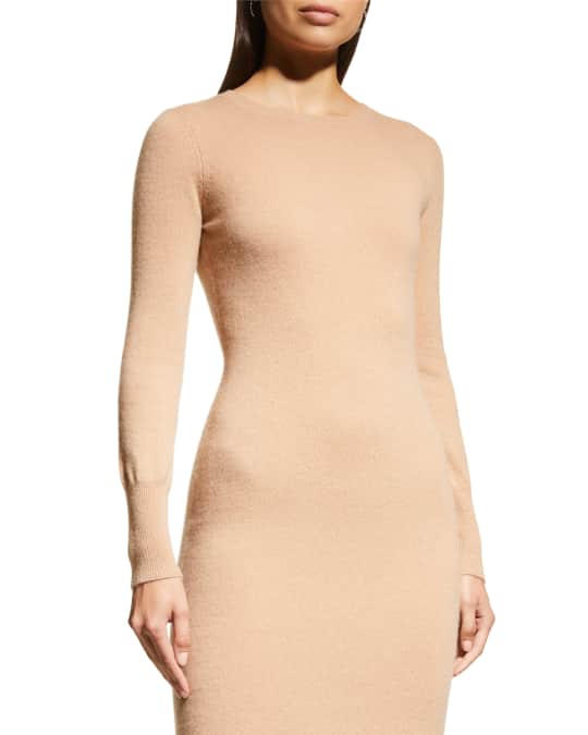 Long Sleeve Cashmere Bodycon Dress