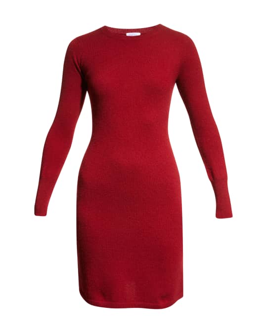 Long Sleeve Cashmere Bodycon Dress
