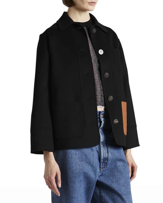 Loewe hot sale black coat