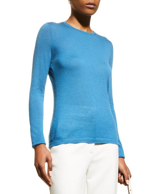 Neiman Marcus Cashmere Collection Superfine Cashmere Crewneck Sweater | Neiman  Marcus