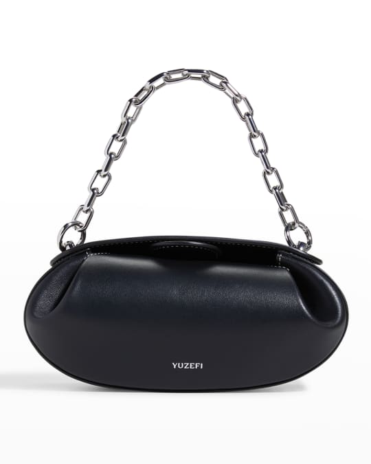 Yuzefi Dinner Roll Leather Shoulder Bag | Neiman Marcus