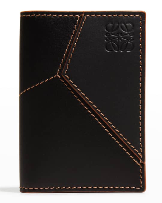 Loewe Men s Puzzle Stitch Leather Bifold Wallet Neiman Marcus