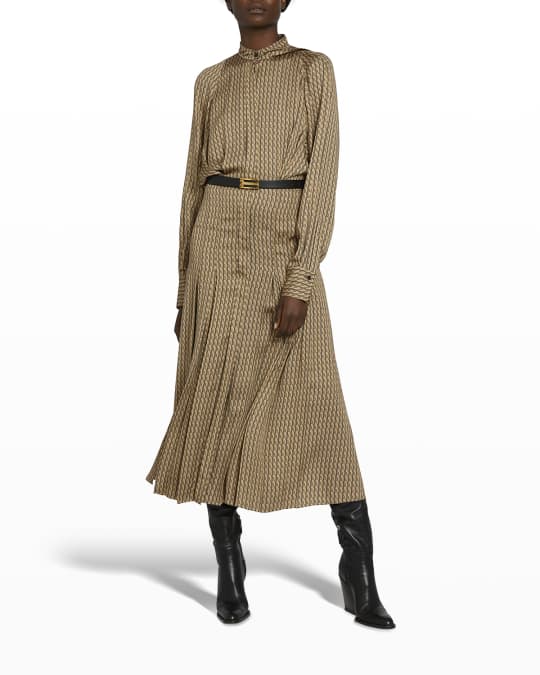 Victoria beckham pleated dress top