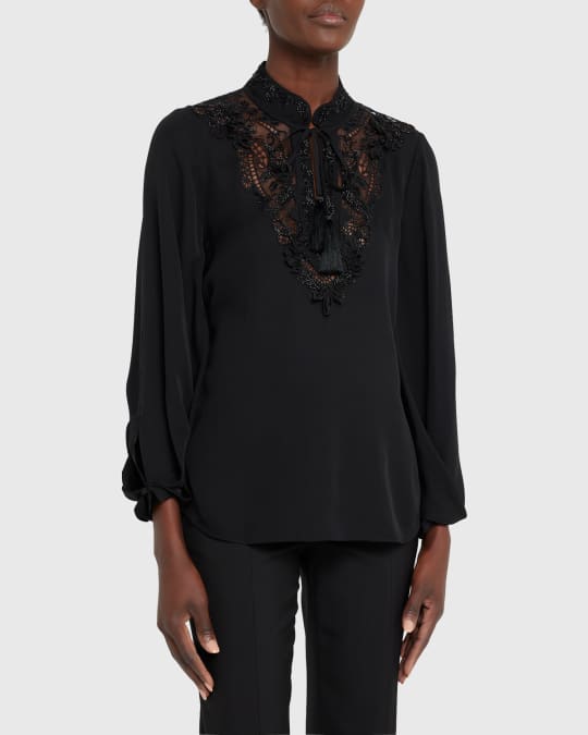 LORI LONG SLEEVE BLOUSE - HAYDEN