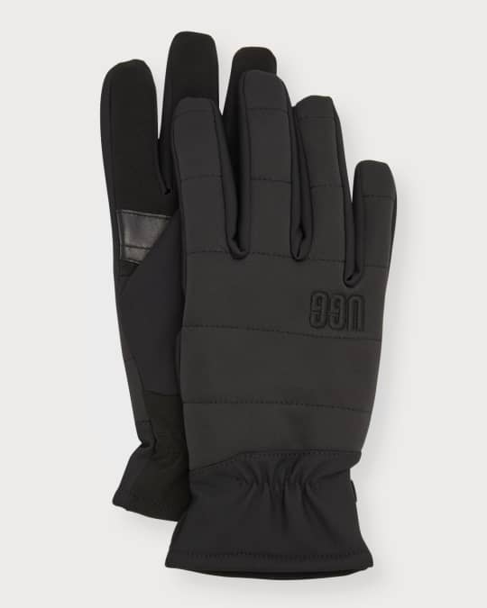 UGG Men's All Weather Tech Gloves Neiman Marcus
