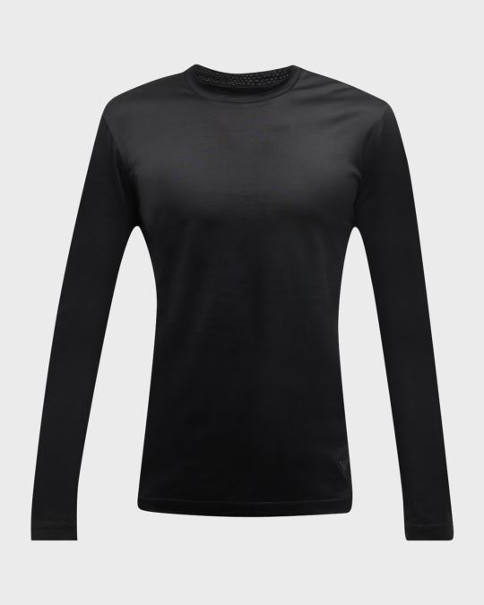 T-shirt Homme Patrizia Pepe - Violet, 67% Lyocell, 33% Coton - Neuf Avec étiquettes