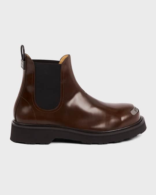 Kenzo Men s Kenzosmile Leather Chelsea Boots Neiman Marcus