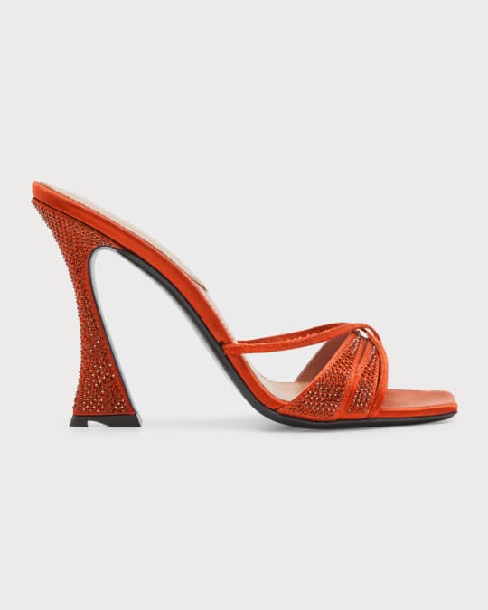 D'ACCORI Lust Crystal Slide Mules | Neiman Marcus