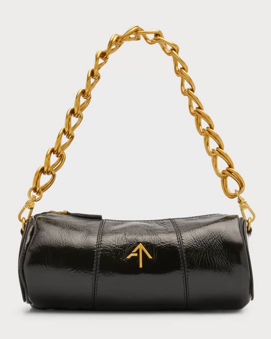 Manu Atelier Cylinder Leather Shoulder Bag