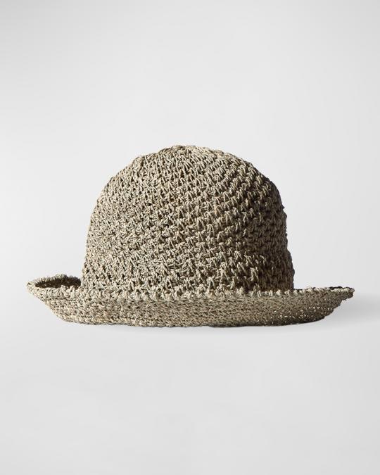 Janessa Leone Harriet Raffia Bucket Hat | Neiman Marcus display picture 1
