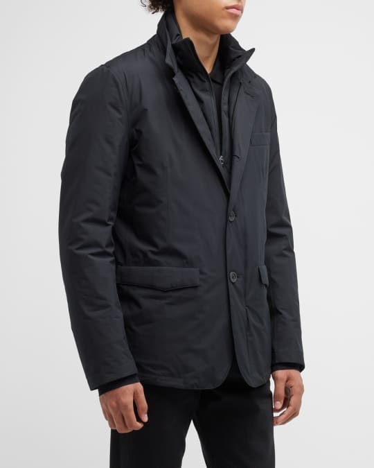 Herno Men's Gore-Tex Blazer w/ Removable Liner | Neiman Marcus