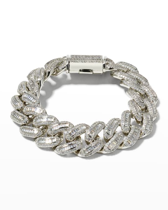 FALLON Baguette Curb Chain Bracelet | Neiman Marcus