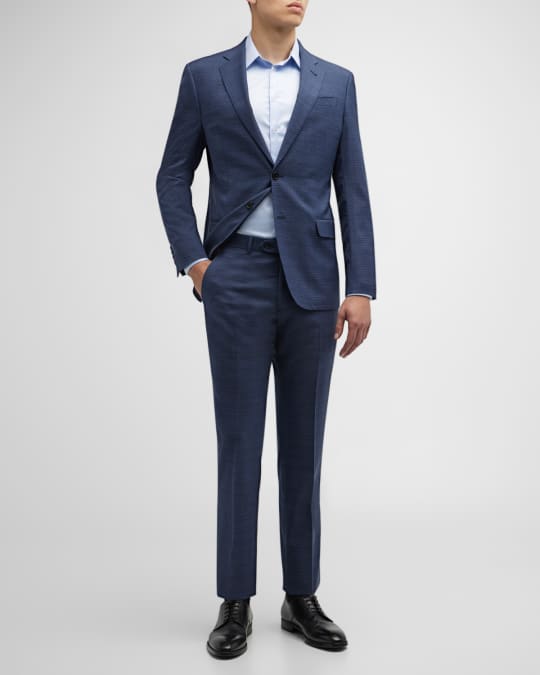 Emporio Armani Men's G-Line Micro Box Wool Suit | Neiman Marcus