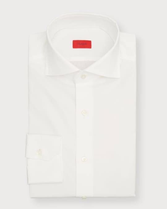 Men's Cotton-Cashmere Oxford Dress Shirt