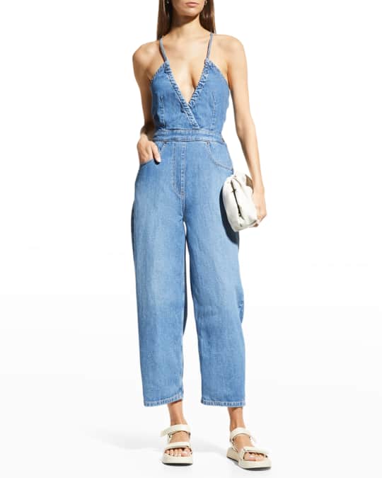 sachin and babi light blue dress Levi's® Kids' Chambray Tiered Halter Dress main image 1