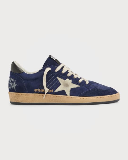 Men s Ball Star Suede Low Top Sneakers