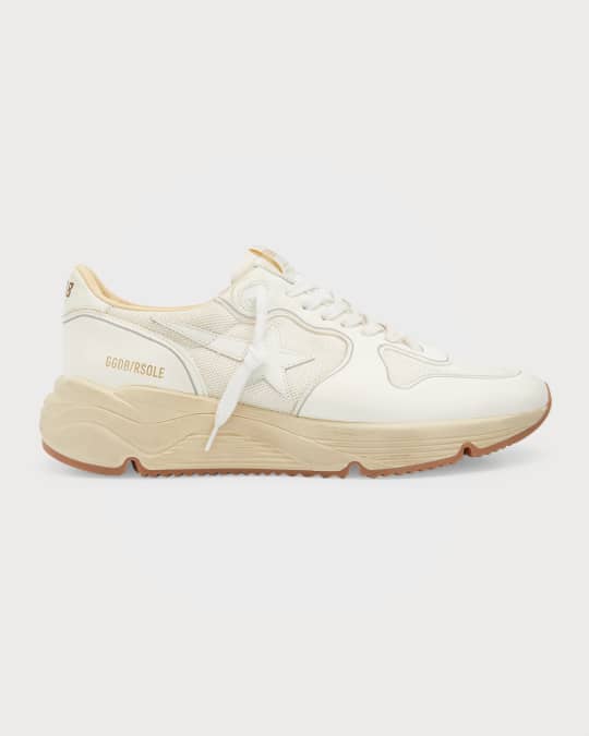 Golden Goose Men's Running Sole Mesh & Leather Sneakers | Neiman Marcus