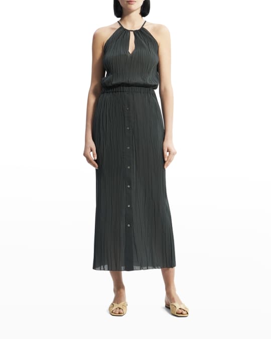 Tiered Cami Midi Dress in Modal-Cotton