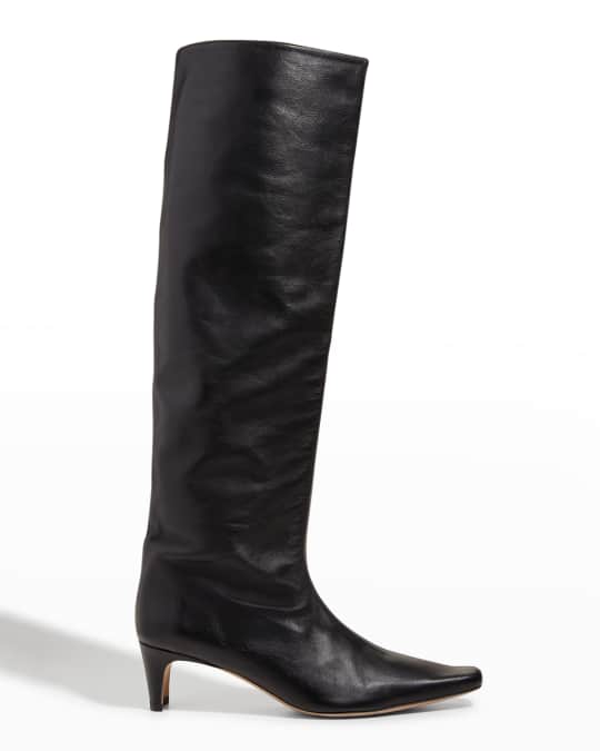 Wally Calfskin Knee Boots