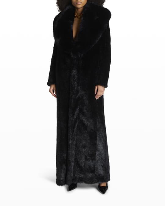 Long Faux Fur Coat