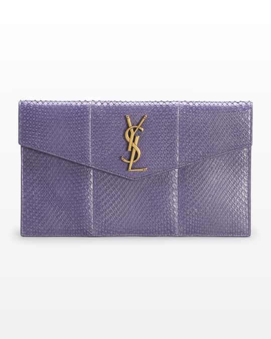 Ysl python clutch shop