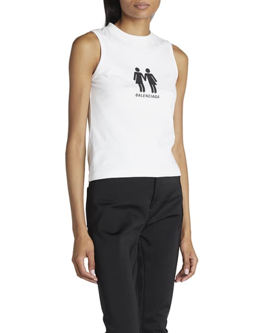 Balenciaga outlet logo tank
