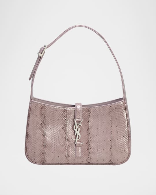Saint Laurent Le 5 A 7 Shoulder Bag in Lizard | Neiman Marcus