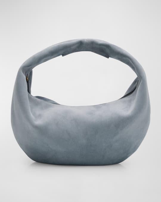 Olivia Medium Suede Hobo Bag