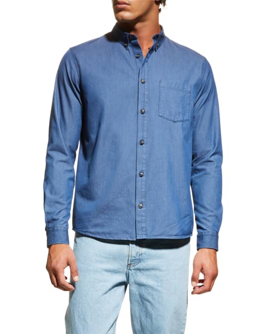 A.P.C. Men's Harry Chemise Sport Shirt | Neiman Marcus