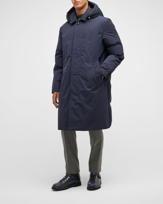 Moncler mens long coat online