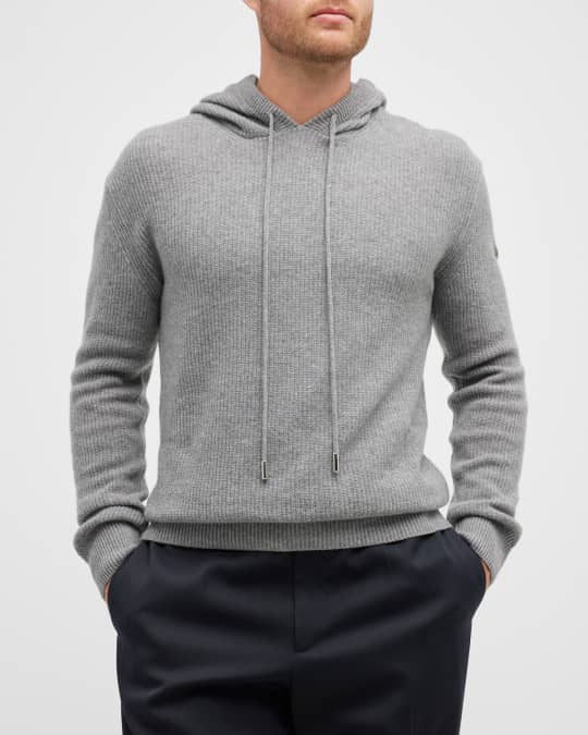 Men s Cashmere Wool Pullover Hoodie