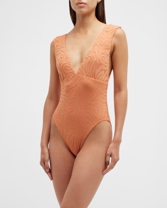 【THE MOZZ】Boat V Neck One Piece Amazon.com: Jantzen Solid Surplice Mio One-Piece Scuba Diver