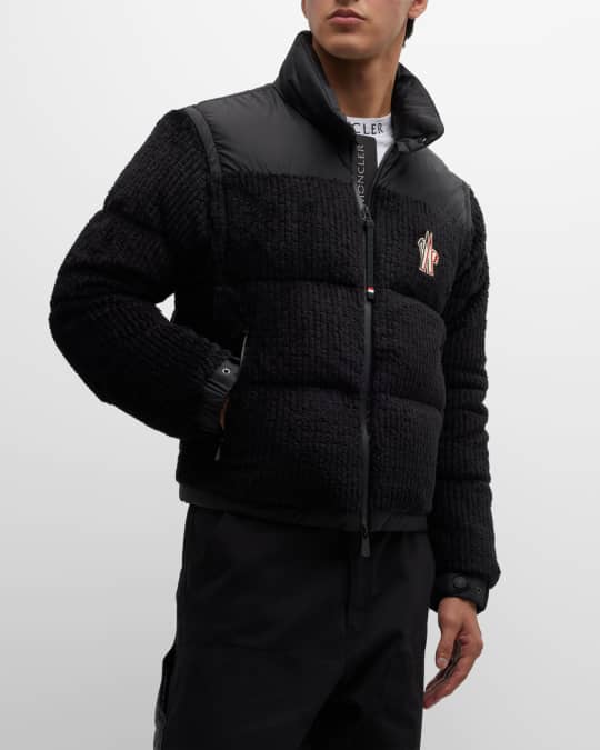 Moncler Grenoble Men s Granier Corded Bomber Jacket Neiman Marcus