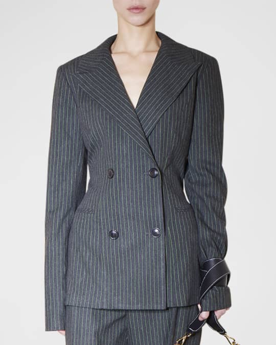 Elleme Tailored Pinstripe Suit Jacket | Neiman Marcus