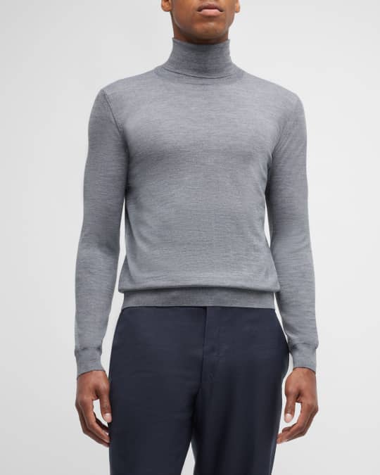Isaia Men's Cashmere Turtleneck Sweater | Neiman Marcus