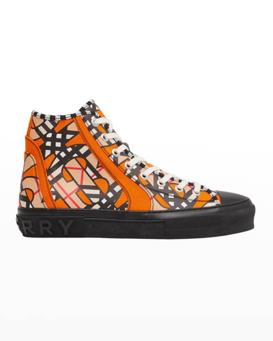 Burberry high top sneakers mens discount