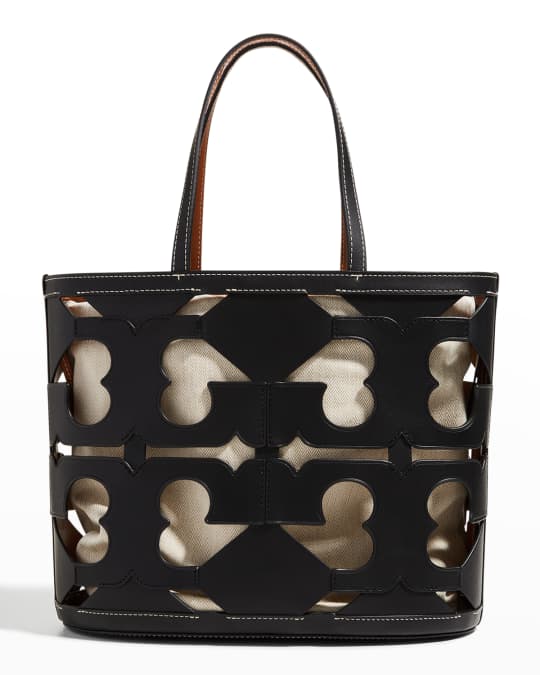 TORY BURCH カットアウトロゴトートバッグ Tory Burch Small Cutout Logo Tote Bag | Neiman Marcus